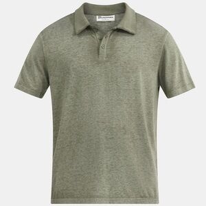 No Boundaries Burnout Polo Shirt Green Artichoke 2X XS NEW